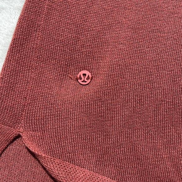 Lululemon Back to Balance Long Sleeve Sweater Rustic Clay Size XS Excellent - Picture 9 of 15